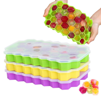 SAMEZONE 37 Grid Honeycomb Shape Ice Cube