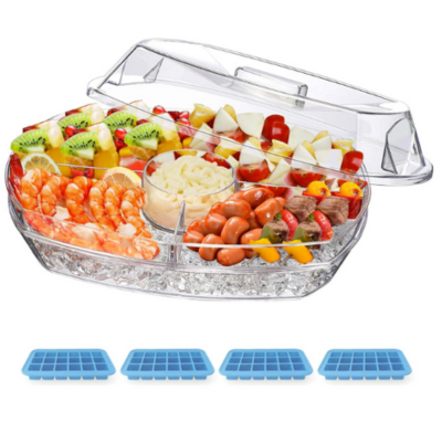 INNOVATIVE LIFE Appetizer Serving Tray on Ice
