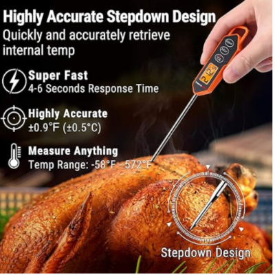 ThermoPro Plastic Digital Instant Read Meat Thermometer