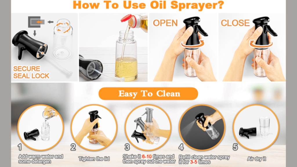 How to Use Air Fryer Oil Spray