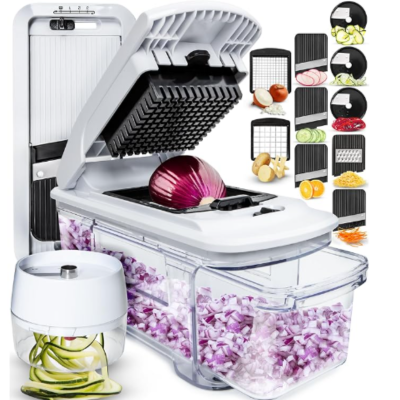 fullstar Mandoline Plastic Vegetable Slicer Spiralizer